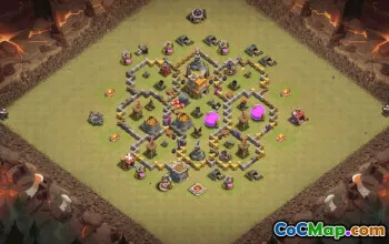 Best Town Hall 7 Base Layouts with Copy Link #36584