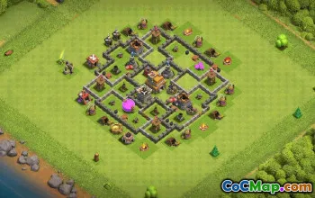 Top Town Hall 7 Base Layouts for Clash of Clans #36614