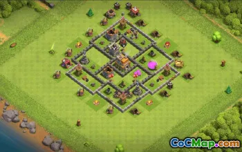 Best Copy Town Hall 7 Base Layouts for Clash of Clans #36684
