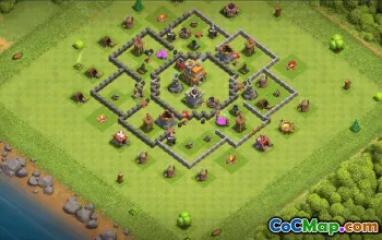 Top Town Hall 7 Base Layouts for Clash of Clans #36693