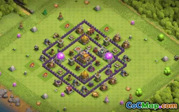 Best TH7 Clash of Clans Base Layouts & Links #36758
