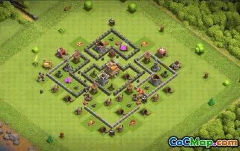 Top TH7 Clash of Clans Base Layouts & Maps #36765