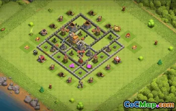 Best Town Hall 7 Base Layouts & Maps #36768
