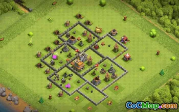 Best Town Hall 7 Base Layout with Copy Link #36769