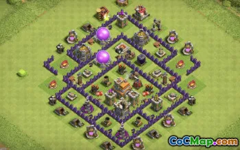 Copy TH7 Base Layouts for Clash of Clans #36853