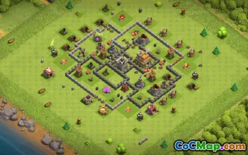 Top Town Hall 7 Base Layouts with Copy Link #36855