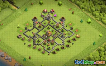 Copy TH7 Clash of Clans Base Layouts #36888