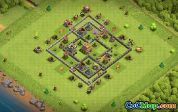 Copy Town Hall 7 Base Layouts for Clash of Clans #36899