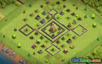 Top CoC Town Hall 7 Base Layouts with Links #36934