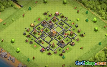 Top Town Hall 7 Base Layouts with Copy Link #36963