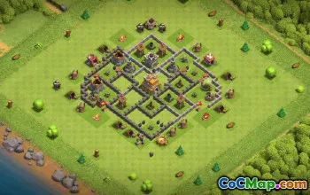 Top Town Hall 7 Base Layouts for Clash of Clans #36965
