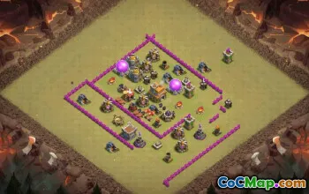 Best TH7 Clash of Clans Base Layouts with Links #36987