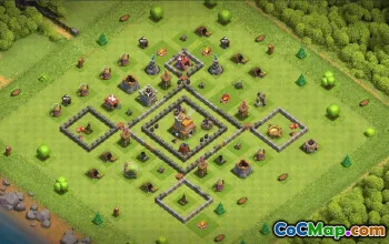 Top Town Hall 7 Clash of Clans Base Layouts #37005