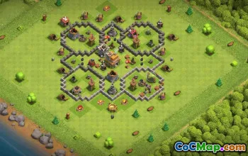 Top Town Hall 7 Base Layouts with Links #37009