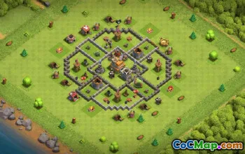 Top Town Hall 7 Base Layouts for Clash of Clans #37101