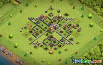 Top Town Hall 7 Base Layouts & Maps #37108