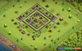 Best Town Hall 7 Base Layouts & Links #37197