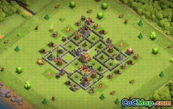 Copy TH7 Base Layouts for Clash of Clans #37306