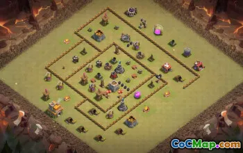 Top Town Hall 7 Base Layouts with Link #37338