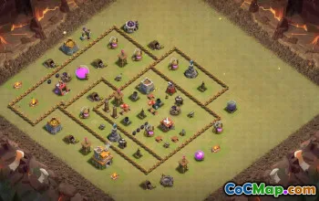 Top Town Hall 7 Base Layouts with Copy Link #37347