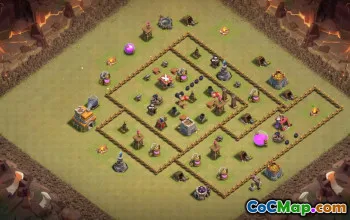Copy Town Hall 7 Base Layouts for Clash of Clans #37349