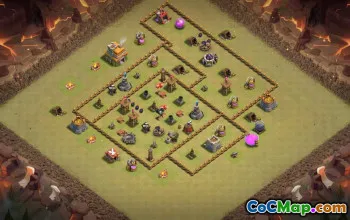 Top Town Hall 7 Base Layouts for CoC #37350