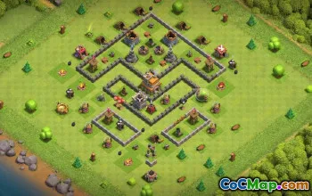 Top Town Hall 7 Base Layouts for Clash of Clans #37356