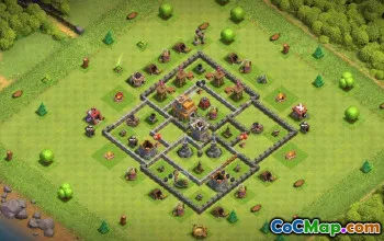 Top Town Hall 7 Base Layouts with Copy Links #37374