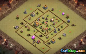 Copy Town Hall 7 Base Layouts & Maps #37378