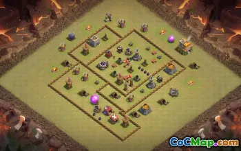 Best Town Hall 7 Base Layout with Copy Link #37382