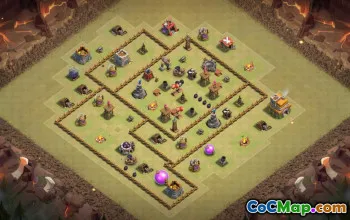 Best Town Hall 7 Base Layouts with Copy Link #37403