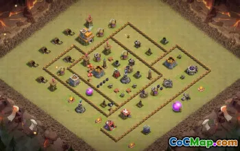 Top TH7 Clash of Clans Base Layouts with Links #37405