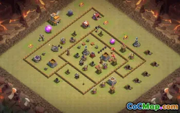 Top Town Hall 7 Base Layouts & Map Links #37407