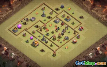 Top Town Hall 7 Base Layouts & Links #37412