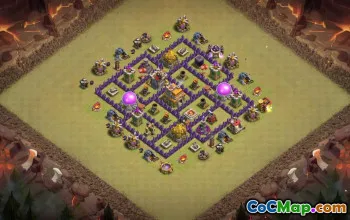 Best Trophies & War Base Layouts for TH7 #37447