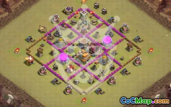 Best Town Hall 7 Base Layouts with Copy Links #48234