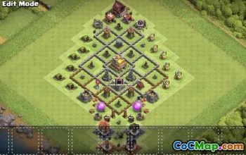 Copy Town Hall 7 Base Layouts for Clash of Clans #48512