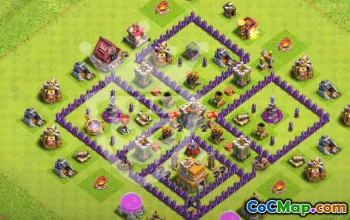 Top Town Hall 7 Base Layouts with Links #54842