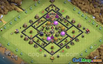 TH8 Farming Base Copy - Anti Everything | Clash of Clans #24403