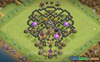 TH8 Farming Base Design 2023 - Anti Everything Layout #19107