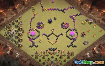 Top Town Hall 8 Base Layouts for Clash of Clans #35360