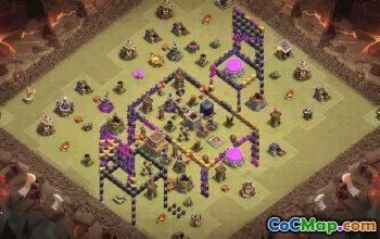 Best Town Hall 8 Base Layouts for Clash of Clans #35364