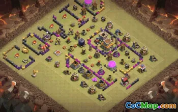 Copy Town Hall 8 Base Layouts for Clash of Clans #35365