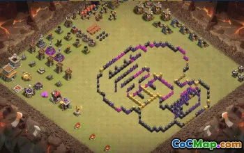 town hall 8, funny/progress base layout #35368