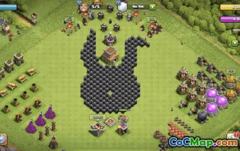 town hall 8, funny/progress base layout #38627