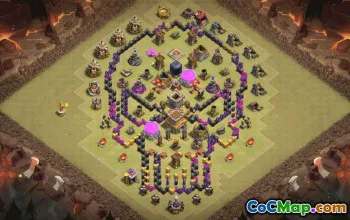 Top Town Hall 8 Base Layouts for Clash of Clans #35361