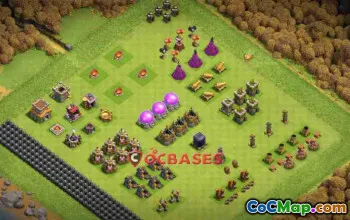 TH8 Progress Base: Clash of Clans Structures Display #23741