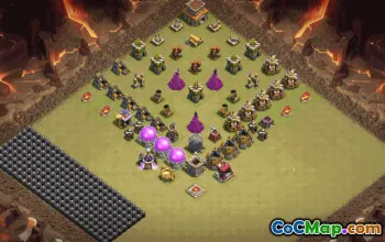 Town Hall 8 Copy Base Layout with Link #35676