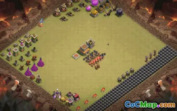 Top Town Hall 8 Base Layouts for Clash of Clans #36407