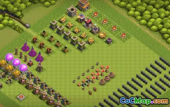 Top Town Hall 8 Base Layouts for Clash of Clans #37538